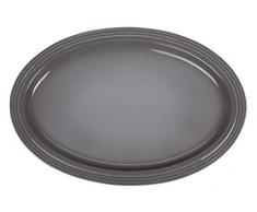 Le Creuset Bandeja para Servir con DiseÃ±o de Gres, Mist Grey, 46 cm