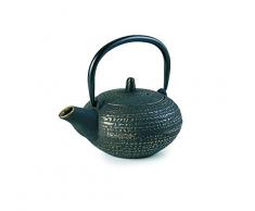 IBILI 624204Â thetere en Hierro Fondue Osaka, Aluminio, Negro, 14Â x 11Â x 14Â cm