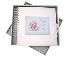 Gran Caja de Recuerdos Junta White Cotton Cards gal/és Color Rosa Conejo 20/ x 23/ x 10,7/ cm beb/é Color Blanco Frambuesa fach