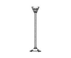 Premier Housewares - Candelabro con Efecto de Cristal en Pedazos, Transparente, Transparente, 31 x 8 x 8