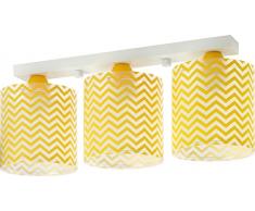 Dalber Fun Lámpara Colgante 3 Luces E27, Amarillo