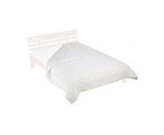 Relaxdays EdredÃ³n de 200 x 220 cm, Manta para 4 Estaciones, Certificado Ãko-Tex Standard 100, poliÃ©ster, Manta para Dormir para Verano, Invierno, Color Blanco