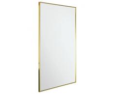 MirrorOutlet Espejo de Pared Grande Dorado Mate de Our Manhattan Range 92 x 61,5 cm