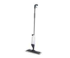 Escoba MOP Microfibra con vaporizador Mango Metal, Bicolor, Antracita/Gris pardo