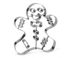 Patisse - Cortador de galletas (21 cm, acero inoxidable, 21 x 21 x 21 cm), diseño de jengibre