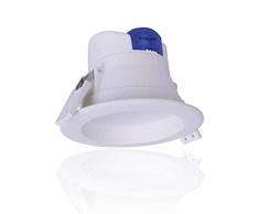 Roblan ALLINR2411BB Downlight Foco Empotrable, 7 W, Blanco