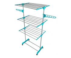 Beldray Completo tendedero de Tres Niveles LA023773TQ, Espacio de Secado de 15 Metros, Capacidad para 15 kg