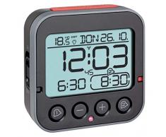 TFA Bingo 2.0 - Radiodespertador Digital con indicador de Temperatura, plÃ¡stico, Color Negro, 95 x 41 x 96 mm