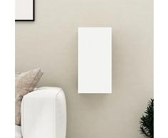 VidaXL Sonoma - Mueble para TV (30,5 x 30 x 60 cm), Color Blanco y Roble