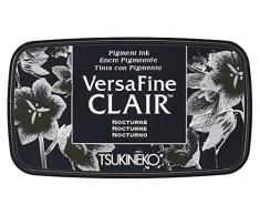 Tsukineko Nocturne VersaFine Almohadilla de Tinta Clair, Material sintÃ©tico, Negro, 5,6 x 9.7 x 2.3 cm, 5.6 x 9.7 x 2.3 cm