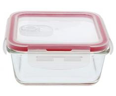 Amig - Recipiente Hermético para Alimentos Mod.400 | Capacidad: 690 ml | Contenedor de Cristal Válido para Microondas, Horno, Congelador y Lavavajillas | Fácil de Limpiar | Anti Olores