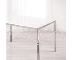 Décorline Mantel cristal rectangular (140 x 240 cm) de Décor Ligne , pvc, blanco, 140 x 240 cm