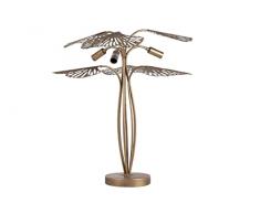 Adda Home Lampara Sobremesa Metal Dorada 68X68X67 Cm
