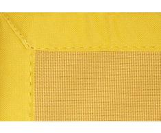 Home Life Alfombra con diseño PVC, Poliéster, Amarillo, 120 x 180 cm