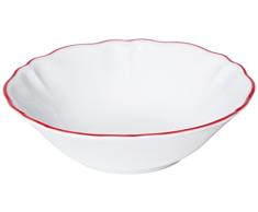 Bitossi Home Color Rojo Plato Hondo D15cm, Sencilla y Elegante diseÃ±o de Flores y Mariposas