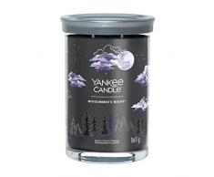 Yankee Candle Vela aromÃ¡tica Signature | Vela en vaso grande de noche de verano con doble mecha, mezcla de cera de soja larga combustiÃ³n, regalo perfecto para mujeres