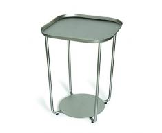 Umbra anexo mesa auxiliar, Metal, níquel