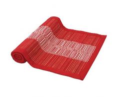 Ladelle Camino de Mesa Akita 33 x 150 cm en Color Rojo
