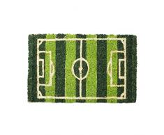 Relaxdays – Felpudo Niños con de diseño ancla como alfombrilla para puerta pequeña para habitación de los Niños de coco con base de goma antideslizante Mini fußabtretet y Felpudo, tela, fútbol, 25 x 40 x 1.5 cm