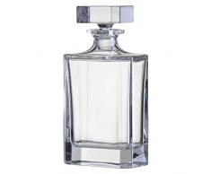 Bohemia - Decantador rectangular (cristal, 12,5 x 7,5 x 24 cm)