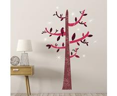 Walplus Adhesivos de pared Cristales Swarovski &Ãrbol Ganchos murales Adhesivos Arte Decoración Hogar Cuarto De Estar cuarto del bebé restaurante hotel Café Oficina Decor, Multicolor