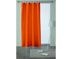 Martina Home Cortina con trabillas modelo Levante - 140 x 260 cm - color Naranja