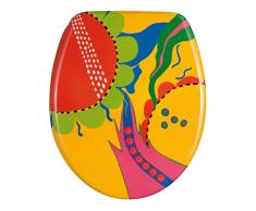 Wenko 17632100 Tapa de Inodoro Summer Feeling, Multicolor, 45.7x37.5x5 cm