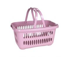 Tontarelli - Cesta ropa c/2 asas 20l cover line lila