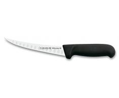 3 Claveles Cuchillo deshuesar Curvo alveolado Proflex de 13 cm, Acero Inoxidable, Negro, 25x2x1.7000000000000002 cm