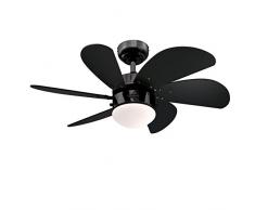 Westinghouse Turbo Swirl Ventilador de Techo Acabado en gun metal con aspas negras
