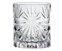 Edzard Vaso para Beber Oasis 320ml Set de 2 Vasos de Agua y de Whisky, Multicolor, Ãnico