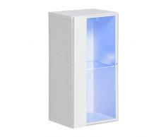 ASM Vitrina Colgante Switch WW 4 â 30 x 30 x 60 cm â Blanco