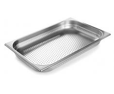 LACOR Cubeta Perforada, Acero Inoxidable, 3000 L