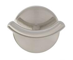 Haceka 1148759 Tec gancho doble puerta de baño acero inoxidable plata 10 x 10 x 5 cm)