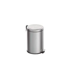 Tramontina Brasil Plus Cubo de Pedal, Acero Inoxidable, Metalizado, 20 L