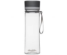 Aladdin Botella de agua «Aveo», plástico, Gris, 0,6 Litros