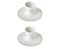 Vigar Maid Pack de Huevera Acero y Silicona Gris 11.5x11.5x5.2 cm pack de 2