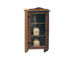 casarreda Times Vitrina con 1 Puerta, 38 x 18 x 77 cm, Talla única,