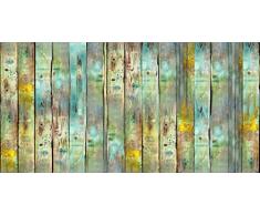Vilber Gran Chef Wood Alfombra, Vinilo, Multicolor, 50x140x0.2cm