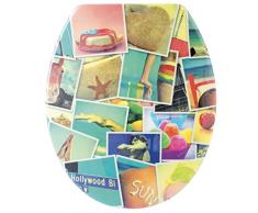 Gelco Design Holidays Photo Asiento de Inodoro, Thermodur/Duroplast, MULTICOULEUR, 46Â x 38Â x 4,5Â cm