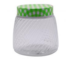 Silicone Gold SG3206 Tarro con Tapa, Cristal, Verde, 16x13x13 cm