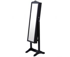 Levivo Armario joyero Premium, en negro