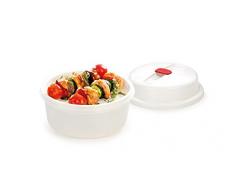 Tescoma Olla MultifunciÃ³n Purity Microwave, Blanco, 25x20.8x11.5 cm