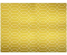 VINILIKO, Alfombra de vinilo, Dorado, 100x133 cm