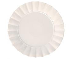 La Porcellana Ducale plato redondo cm 34 en caja de regalo, color blanco