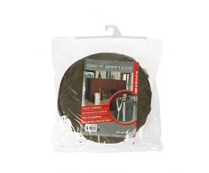 RUECAB Gris Oscuro, Accesorios para Chimenea leÃ±a, Bolsa de pellets con Cierre de Tela con Forro de algodÃ³n â Forma Redonda â 36 x 45 cm, 36 x 36 x 45 cm