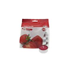 Cereria de Giorgio Concentrado de Vela Tealight perfumadas Alla Frutas, Cera, Rojo Fresa, 3.8Â X 3.8Â X 1.6Â cm, 25Â Unidades