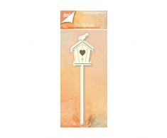 Joy!Crafts corte – relieve – Plantilla Debossing casa para pájaros, color plateado