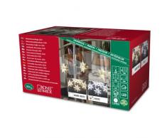 Konstsmide 4433-203 - Guirnalda led con 5 estrellas (30 diodos de blanco frÃo, transformador interno de 24 V, cable transparente)