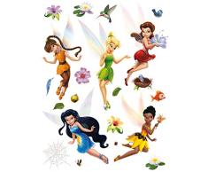 AG Diseño DKS 1096 Disney Hadas, Pegatinas de Pared, 30 x 30 cm – 1 Notebook, Papel, Colorful, 30 x 30 cm